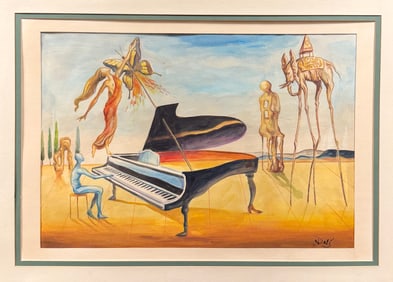 AFTER SALVADOR DALI WATERCOLOR