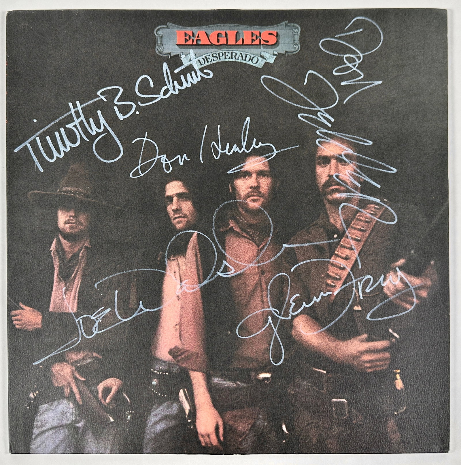 EAGLES DESPERADO AUTOGRAPHED LP ALBUM (1 of 5)