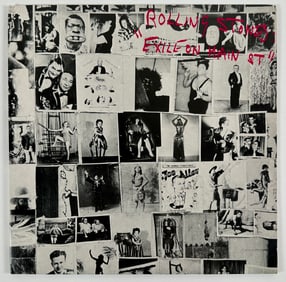 THE ROLLING STONES - EXILE ON MAIN STREET LP ALBUM