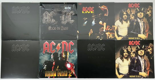 AC/DC LP VINYL RECORD COLLECTION
