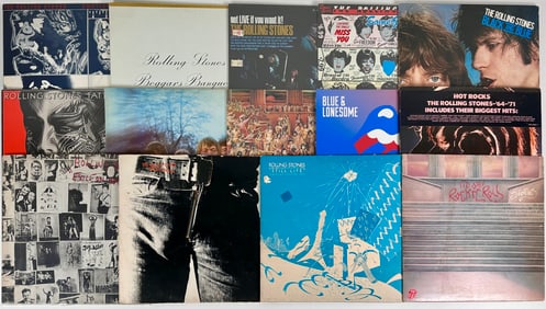 THE ROLLING STONES LP VINYL RECORD ALBUM COLLECTION