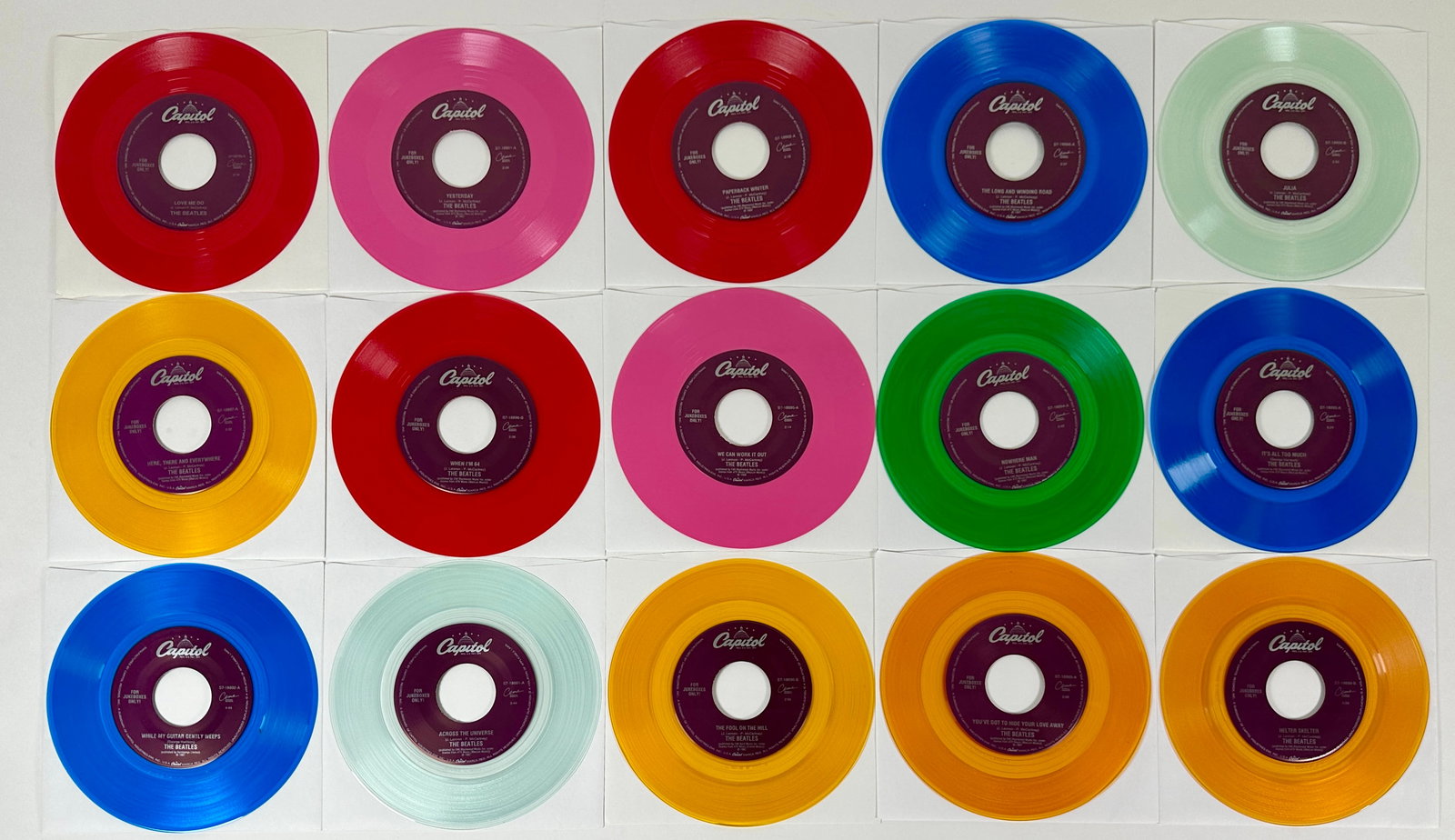 THE BEATLES - 45 RPM RECORD COLLECTION (1 of 5)