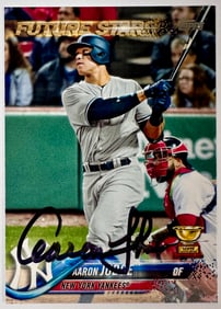 2018 TOPPS AARON JUDGE SIGNED CARD