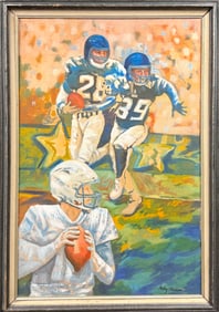 LEROY NEIMAN TRIBUTE PAINTING