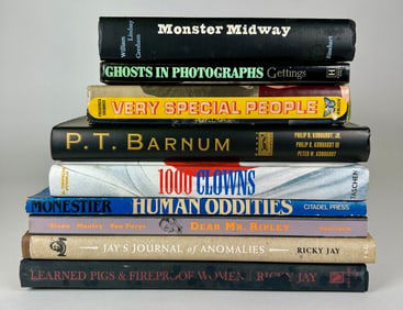 CIRCUS, ODDITIES, SIDESHOW BOOKS