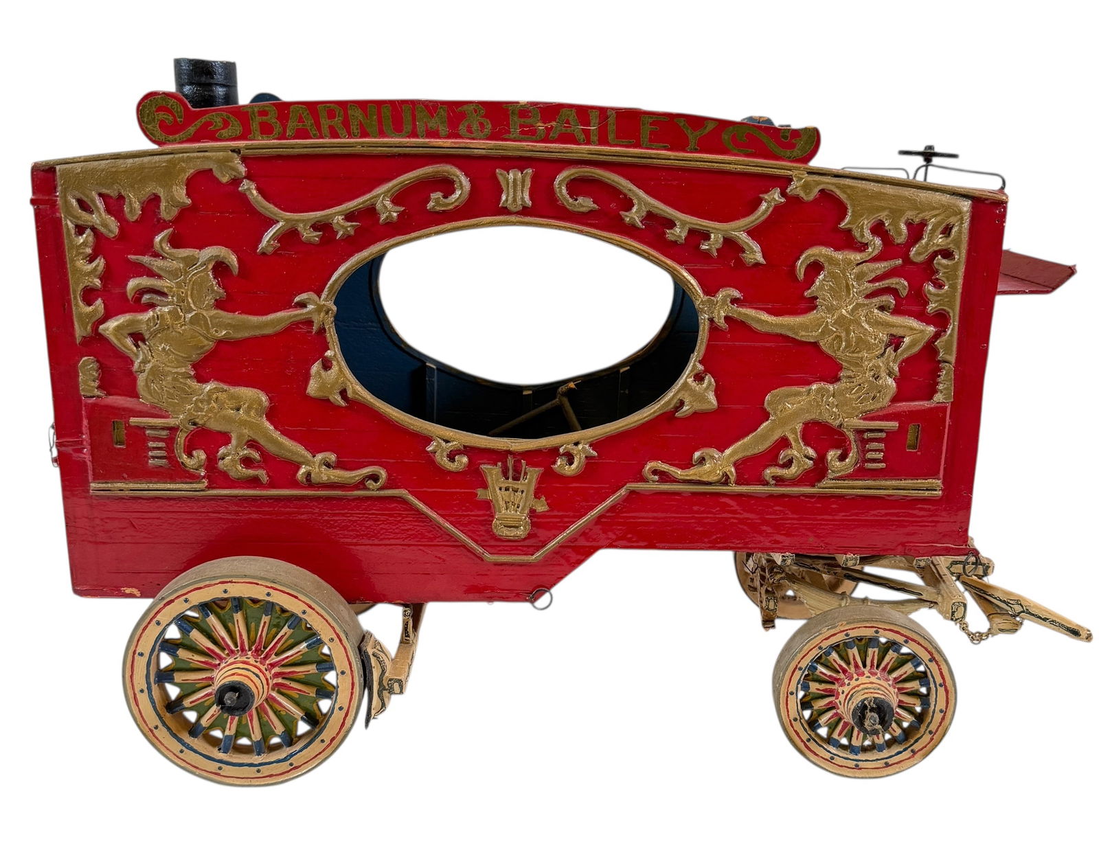 CIRCUS WAGON MODEL - TWO-JESTERS - 2
