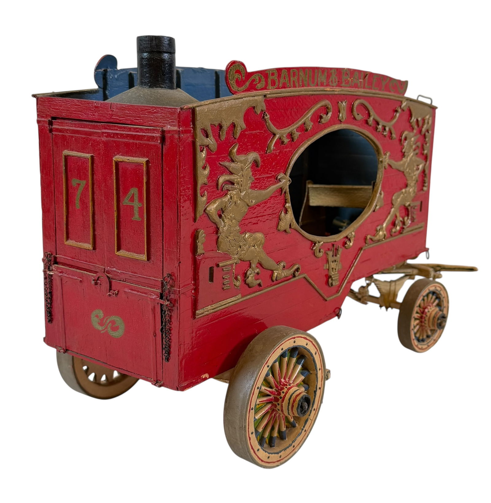 CIRCUS WAGON MODEL - TWO-JESTERS - 3