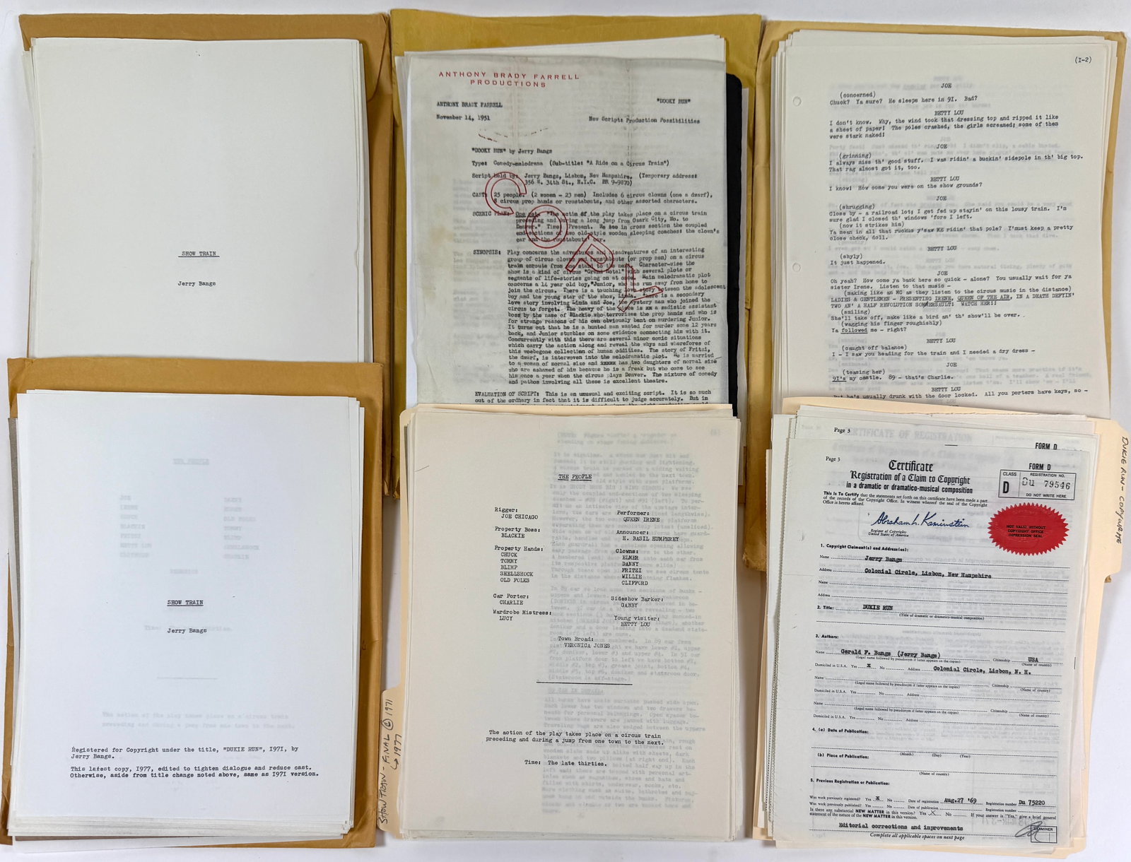 JERRY BANGS - DUKIE RUN - SHOW TRAIN (1 of 5)