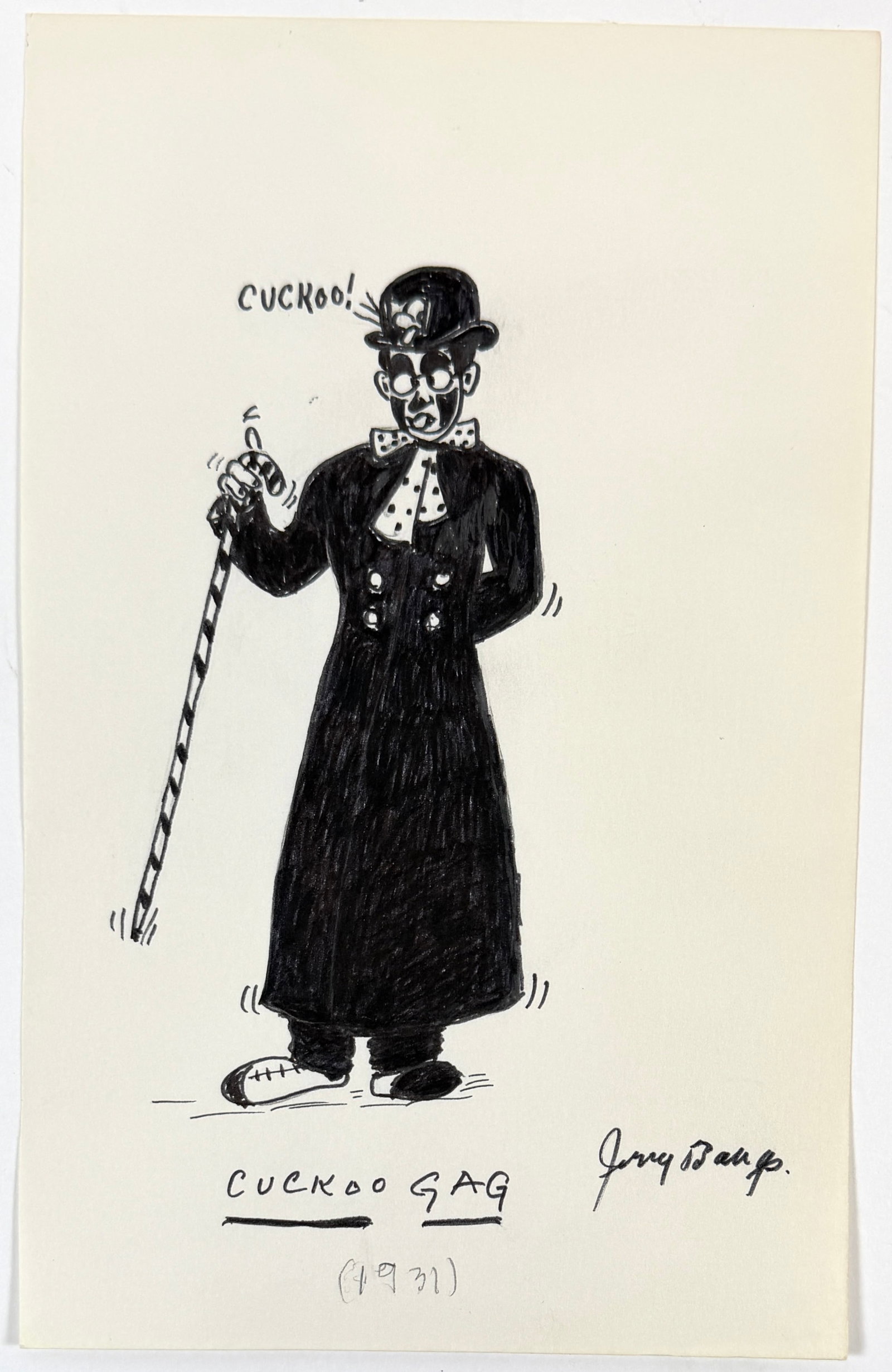 JERRY BANGS - CIRCUS CUCKOO GAG - 1931 (1 of 1)