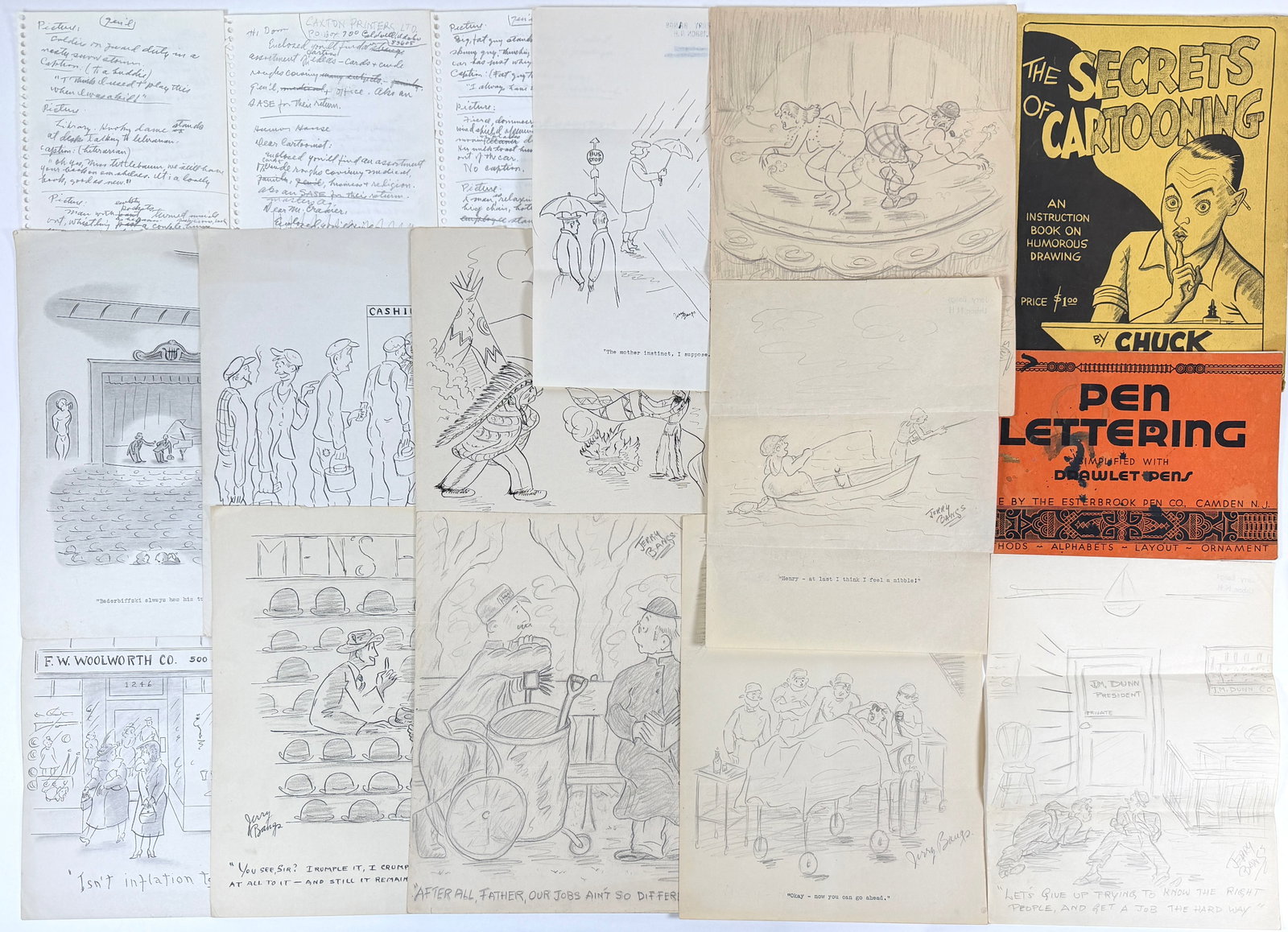 JERRY BANGS - COMEDY CARTOONS (1 of 4)