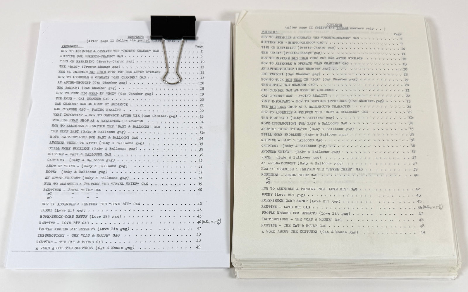THE JERRY BANGS PROP BIBLE - SCHEMATICS (1 of 7)