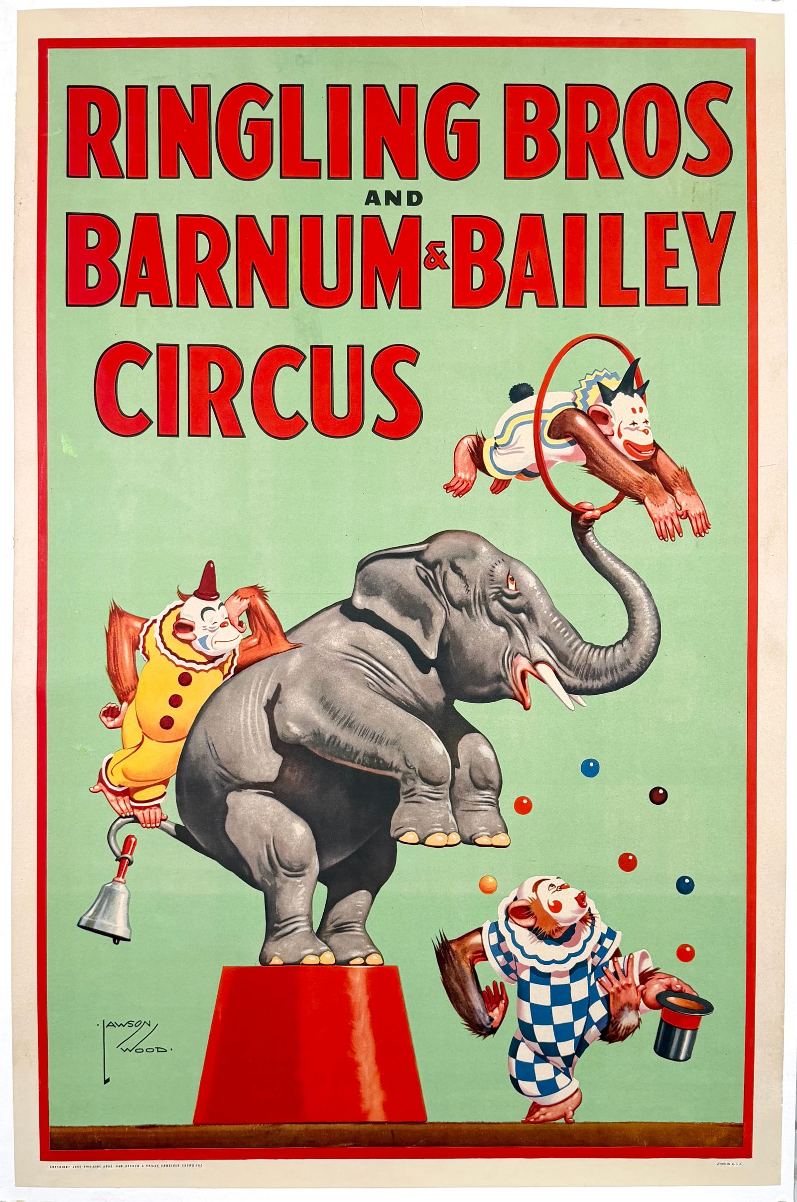 RINGLING BROS. BARNUM AND BAILEY CIRCUS POSTER (1 of 1)