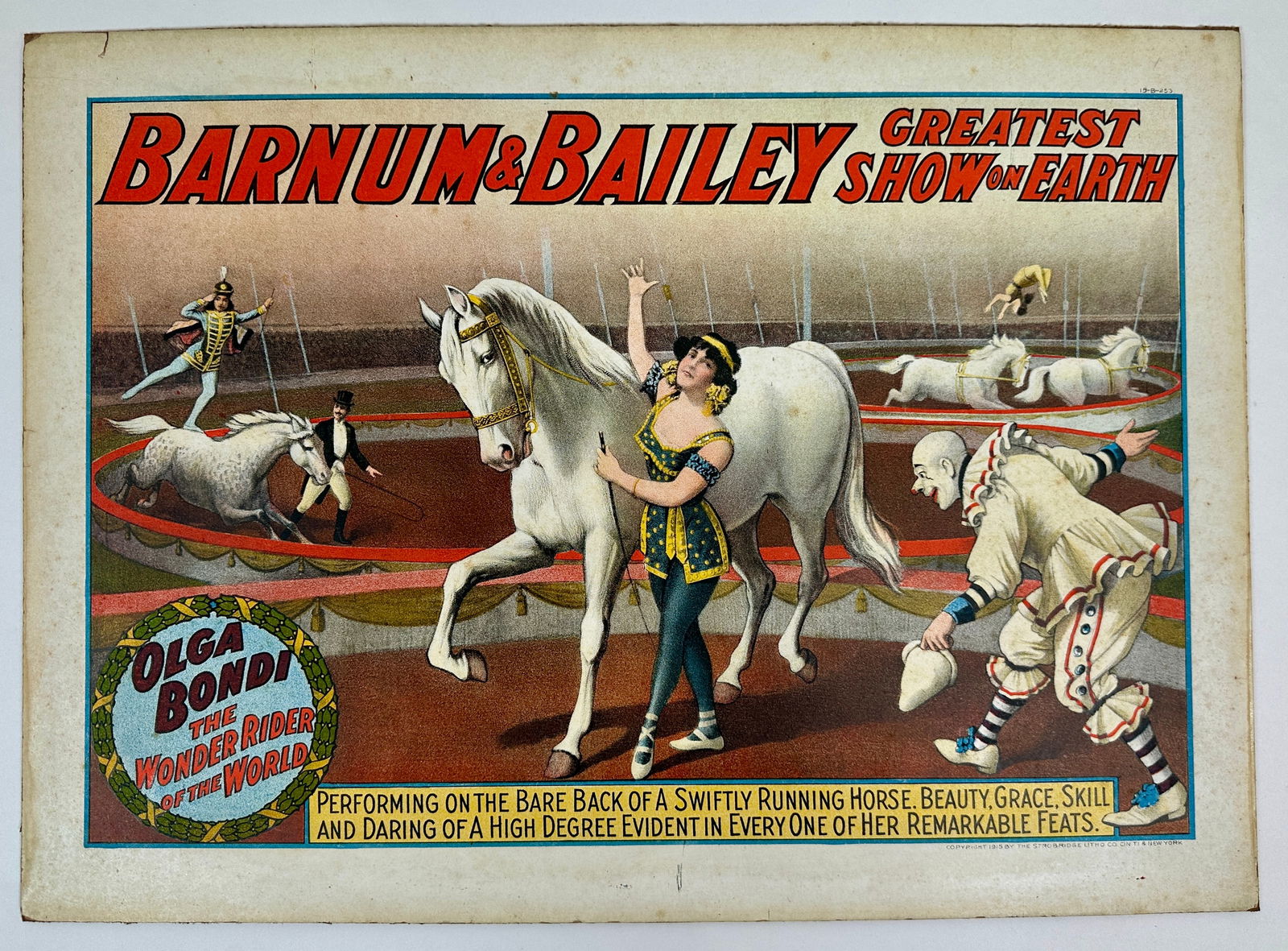 BARNUM & BAILEY - GREATEST SHOW ON EARTH POSTER (1 of 1)