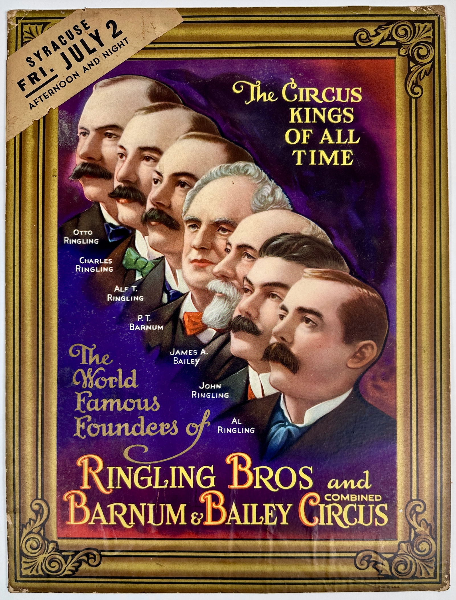 RINGLING BROS. BARNUM BAILEY CIRCUS POSTER (1 of 1)