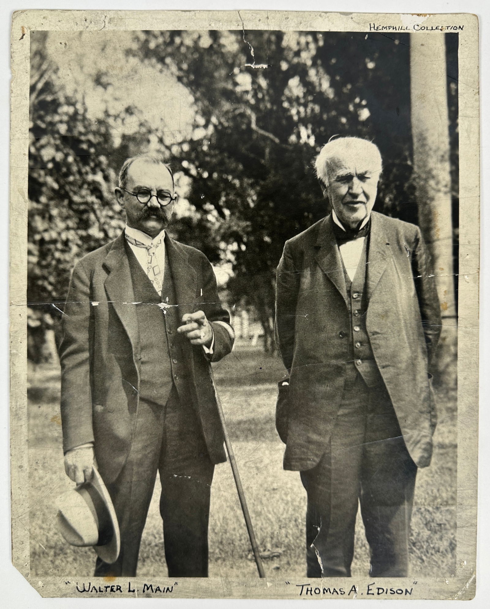 WALTER L. MAIN - THOMAS EDISON PHOTOGRAPH (1 of 1)