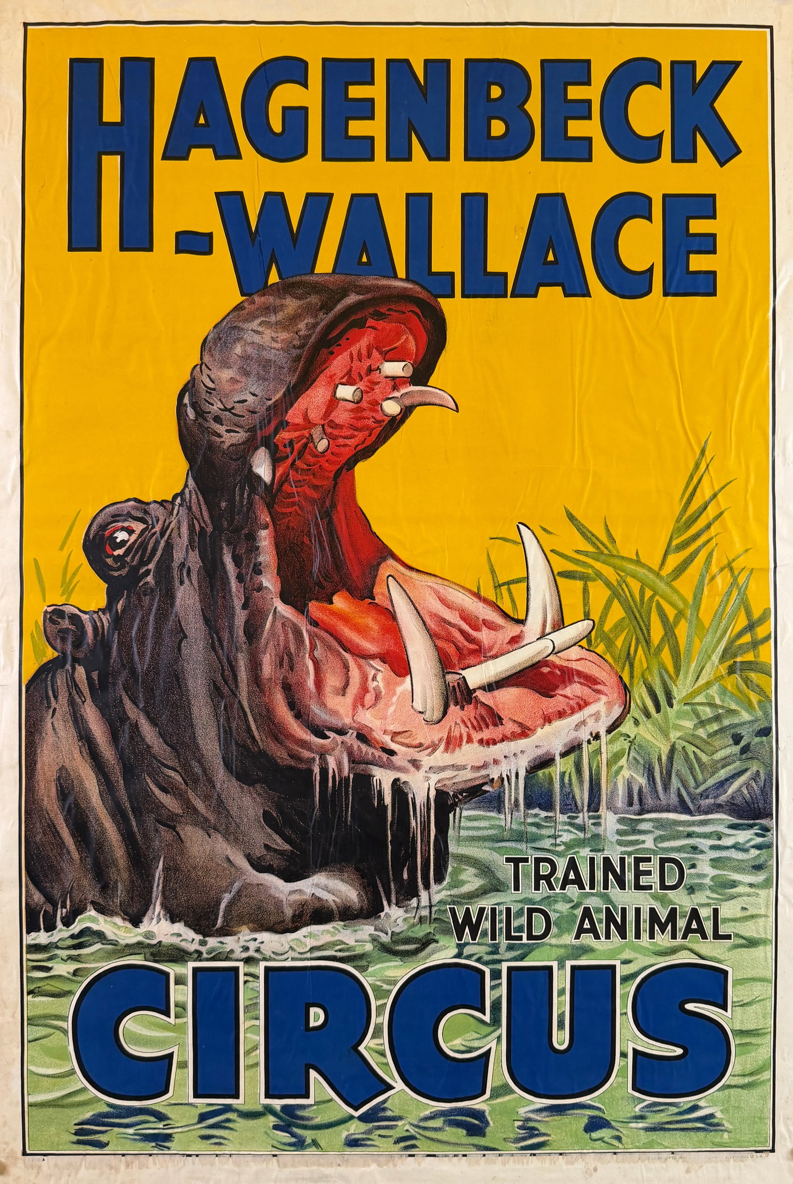 HAGENBECK-WALLACE CIRCUS POSTER (1 of 1)