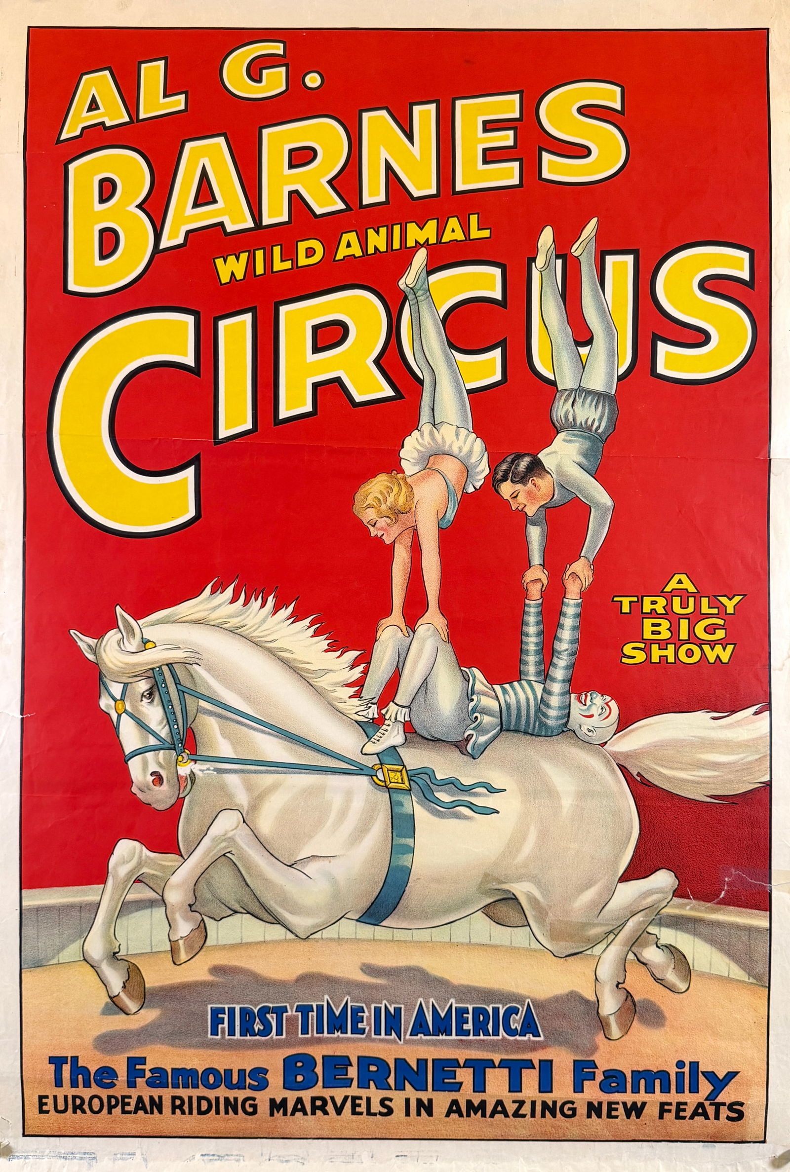 AL G. BARNES CIRCUS POSTER (1 of 1)