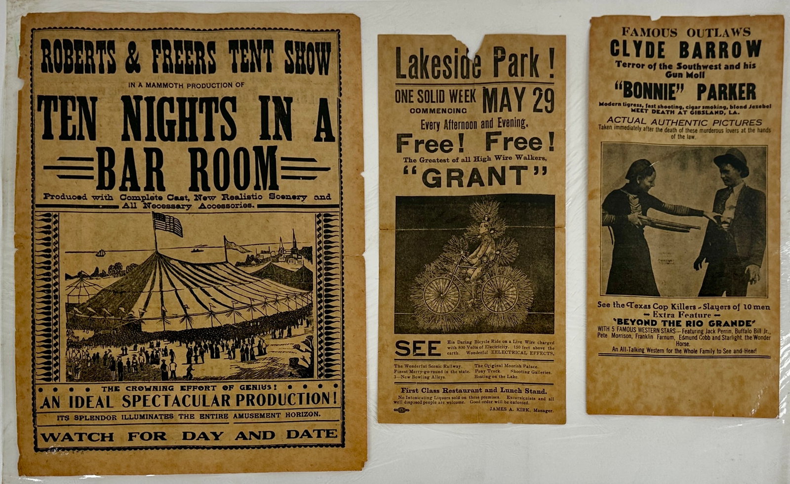 THEATRE HANDBILLS AND BROADSIDE (1 of 2)