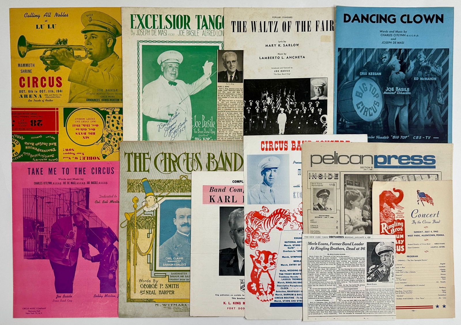 CIRCUS MUSIC MEMORABILIA (1 of 4)