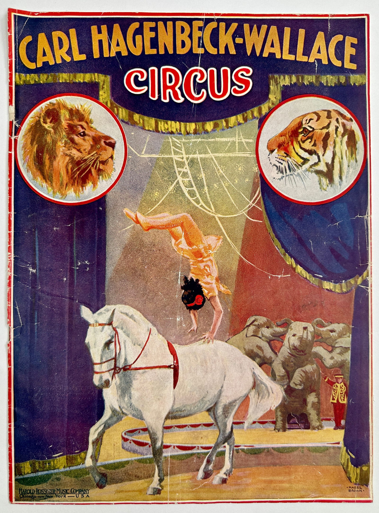 CARL HAGENBECK-WALLACE CIRCUS SONGSTER (1 of 2)