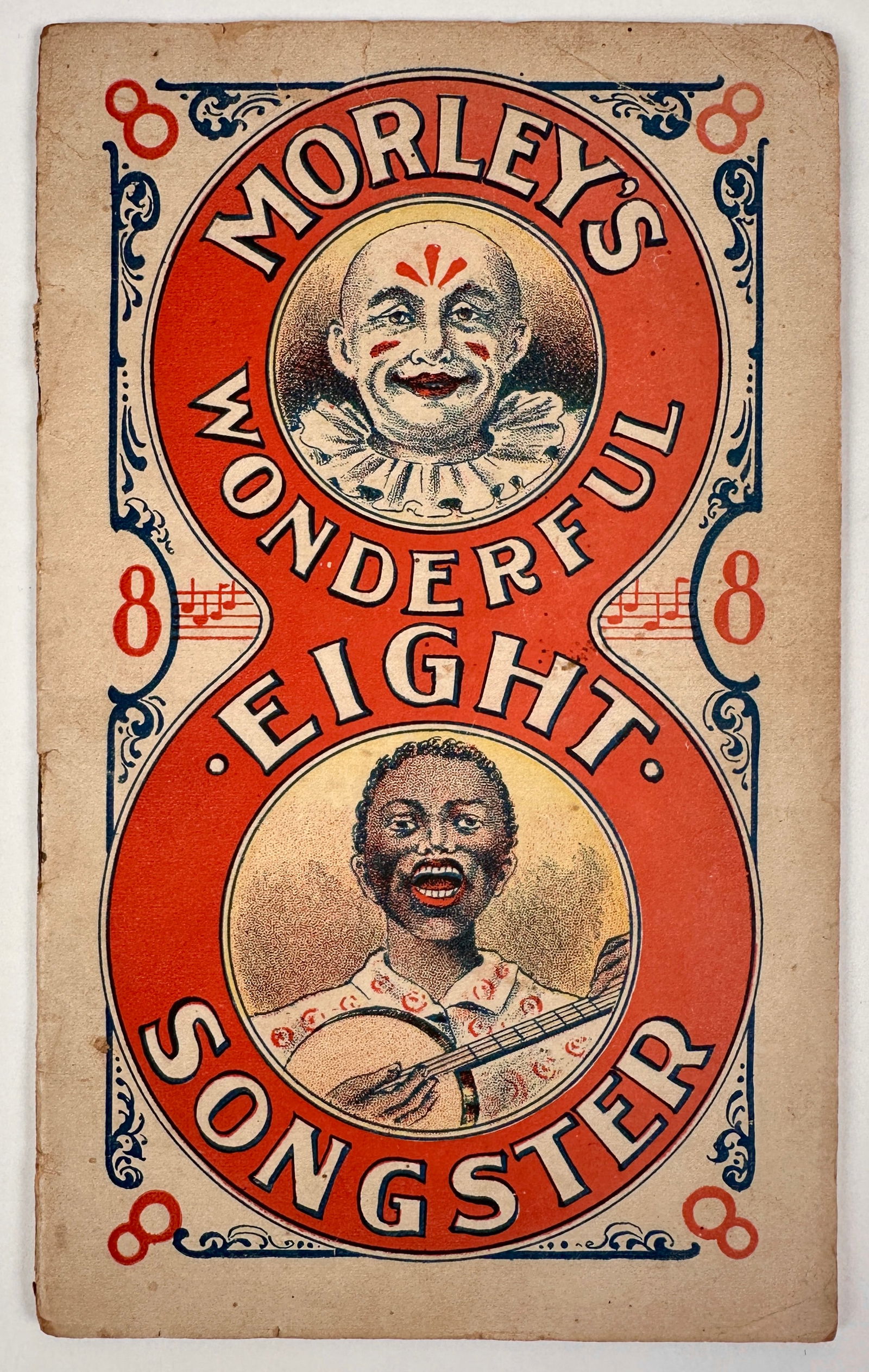 MORLEYS WONDERFUL EIGHT SONGSTER: 30-PAGE SONGSTER BOOKLET, C.1890'S. VERY GOOD. 4"X7"