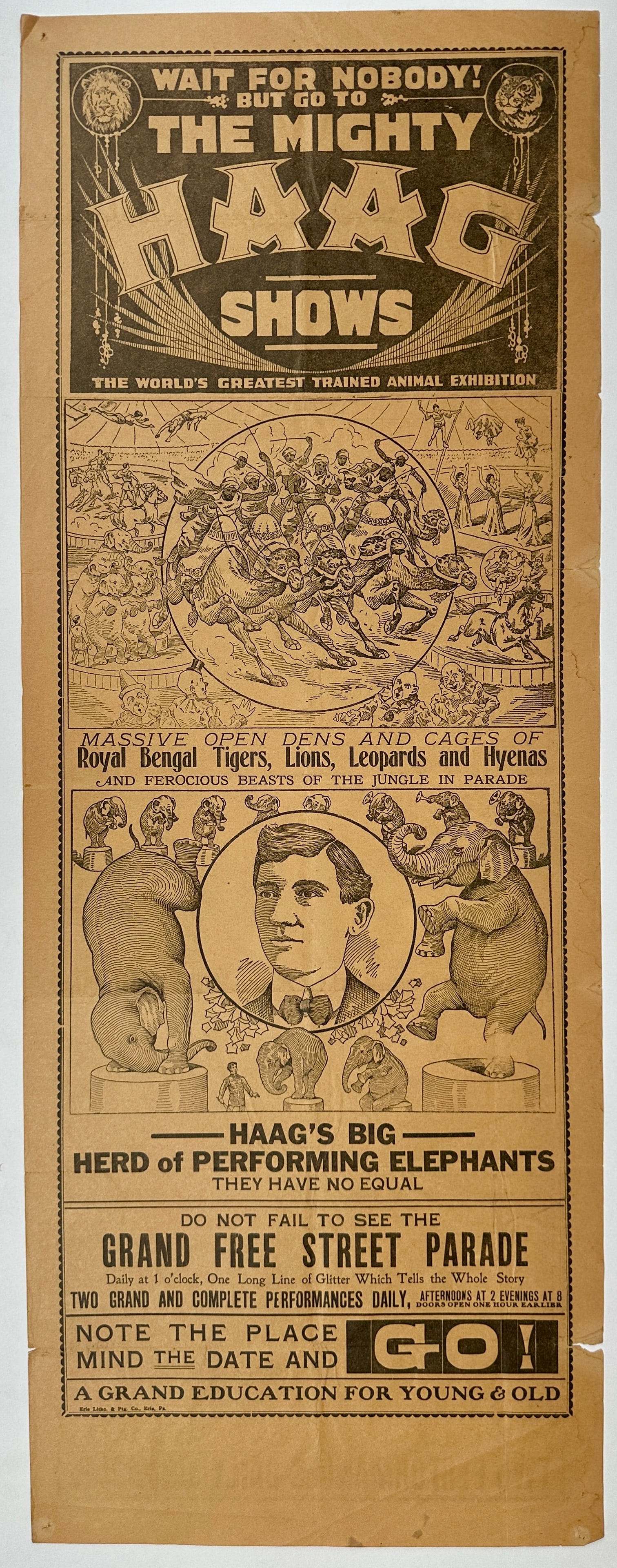 MIGHTY HAAG SHOWS BROADSIDE (1 of 2)