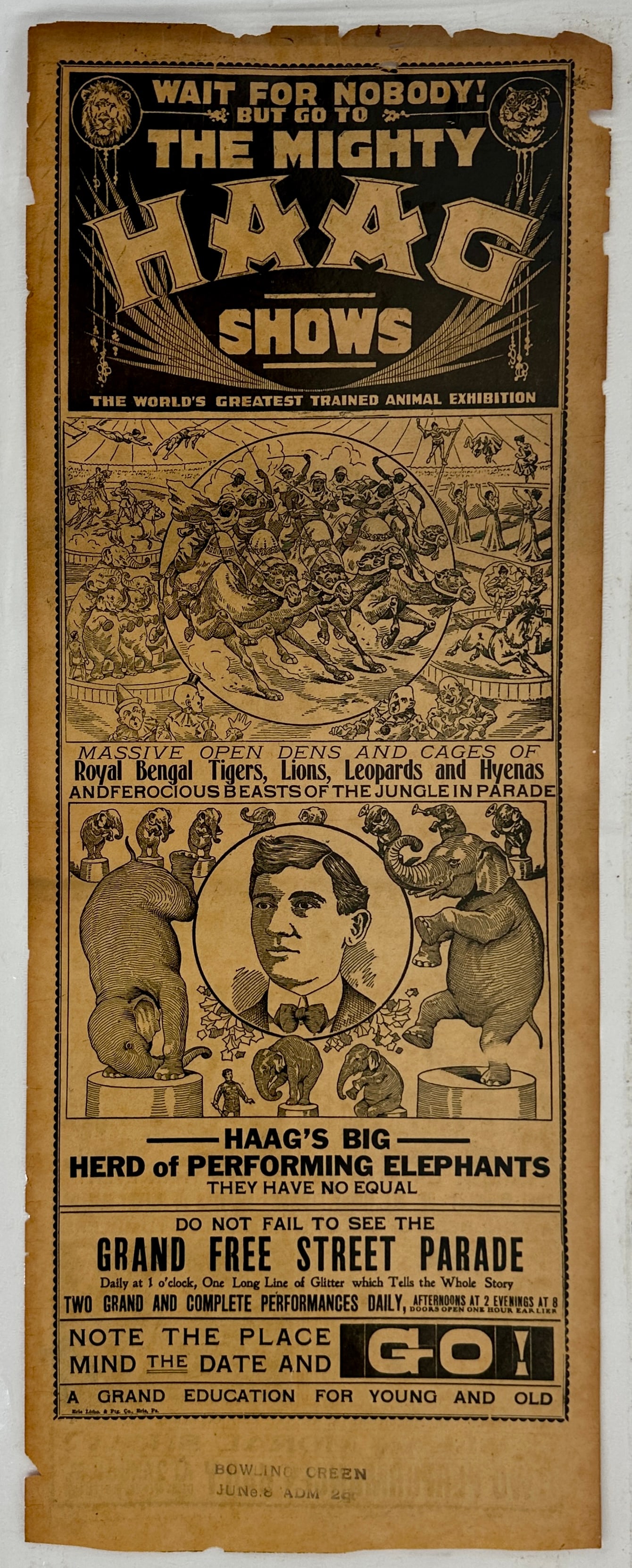 MIGHTY HAAG SHOWS BROADSIDE (1 of 2)