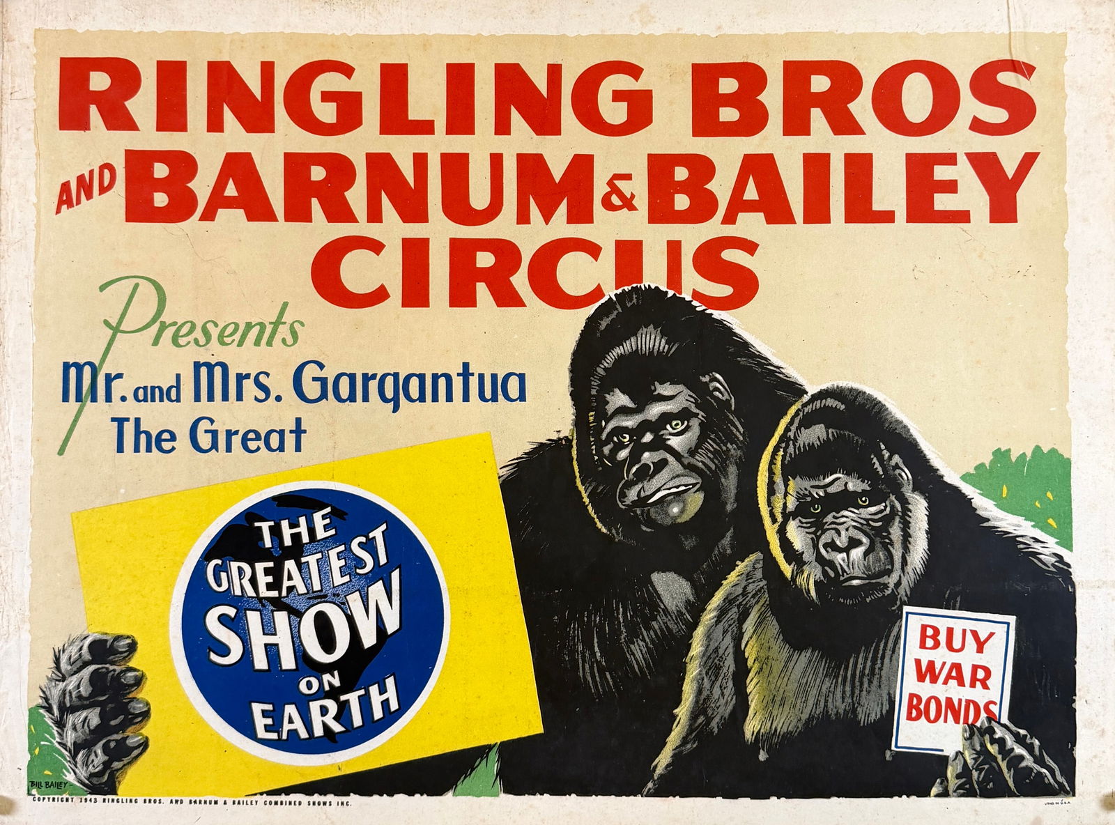 RINGLING BROS. AND BARNUM & BAILEY CIRCUS POSTER (1 of 1)