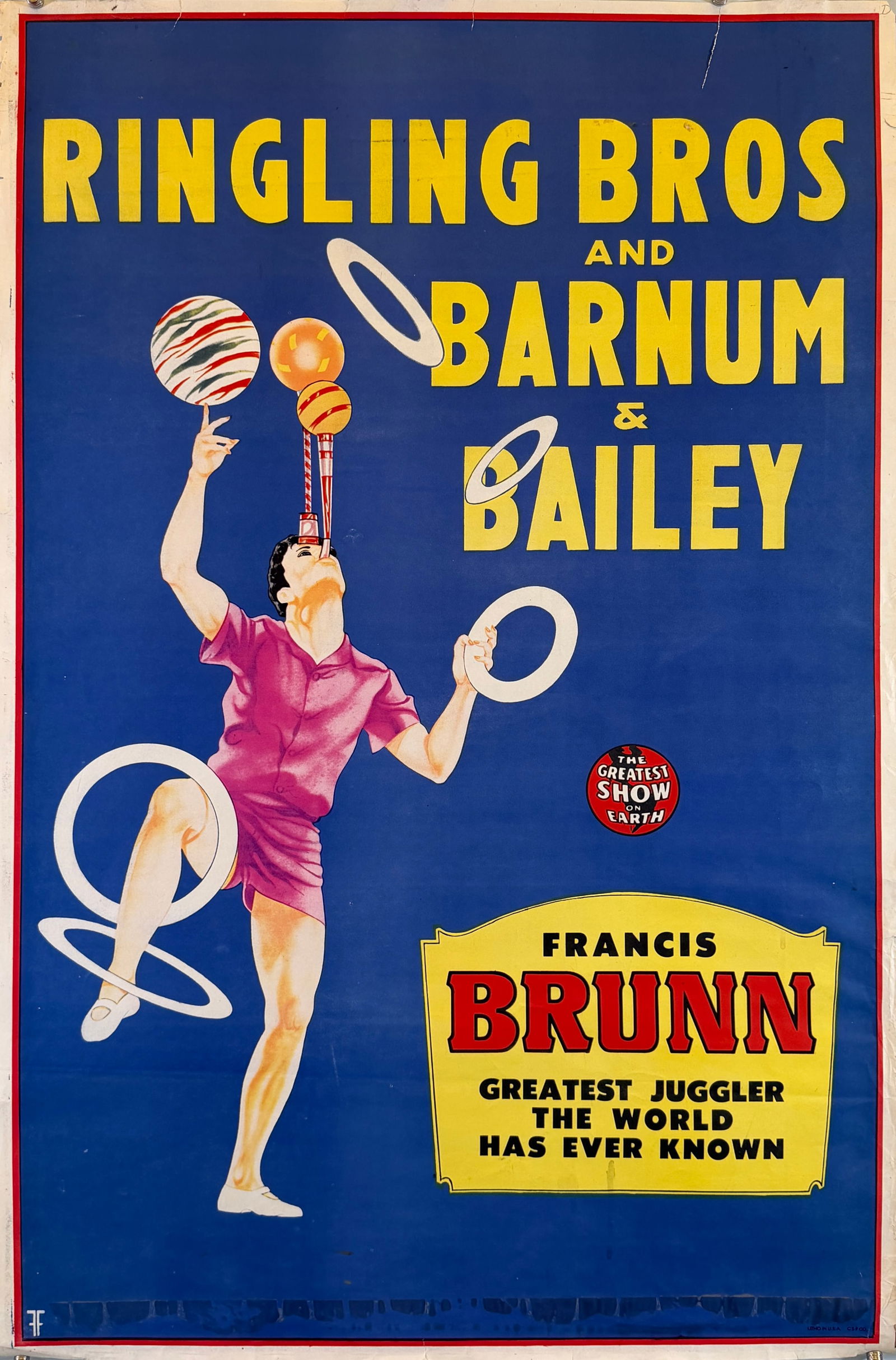 RINGLING BROS. AND BARNUM & BAILEY CIRCUS POSTER (1 of 1)