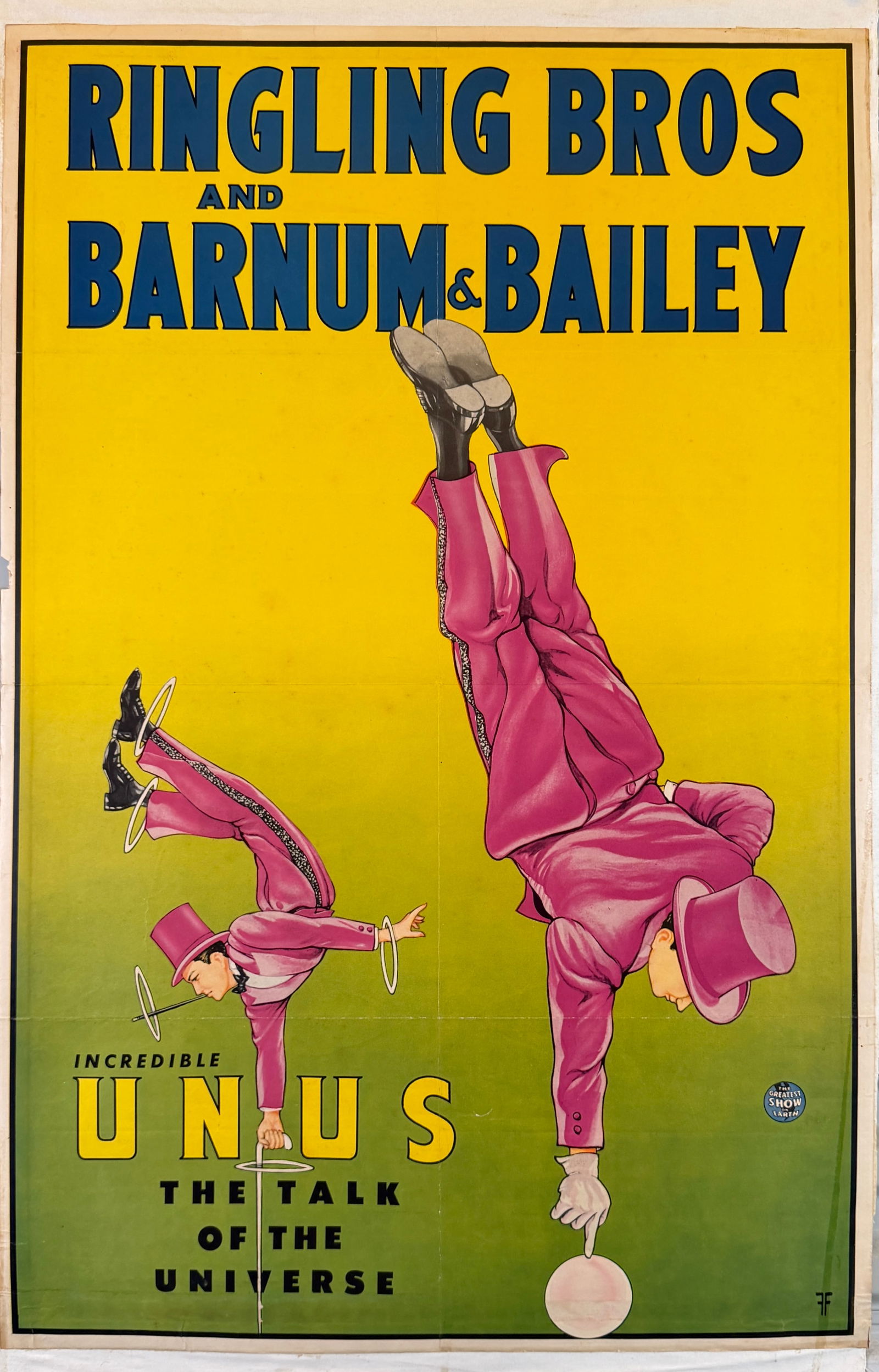 RINGLING BROS. AND BARNUM & BAILEY CIRCUS POSTER (1 of 1)