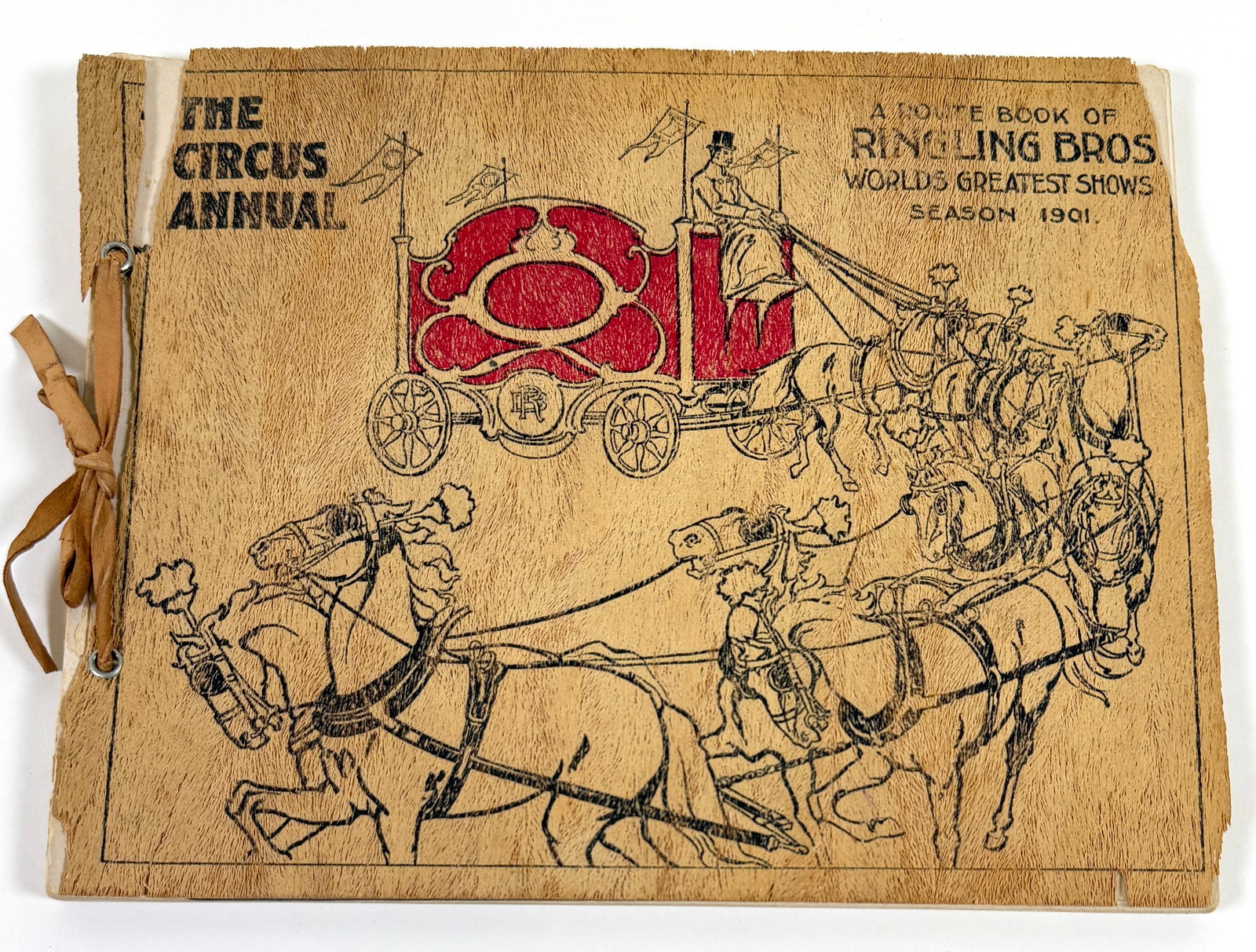 1901 ROUTE BOOK OF THE RINGLING BROS. CIRCUS (1 of 1)