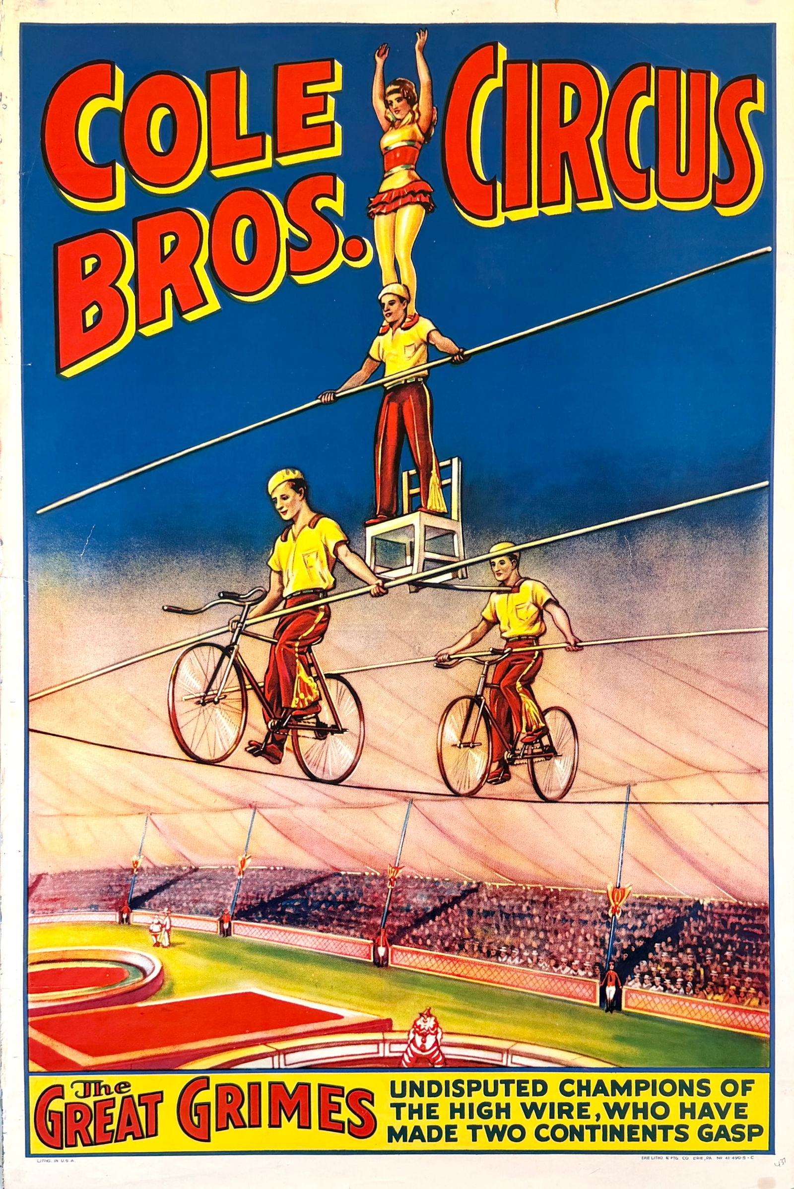 COLE BROS. CIRCUS POSTER (1 of 1)