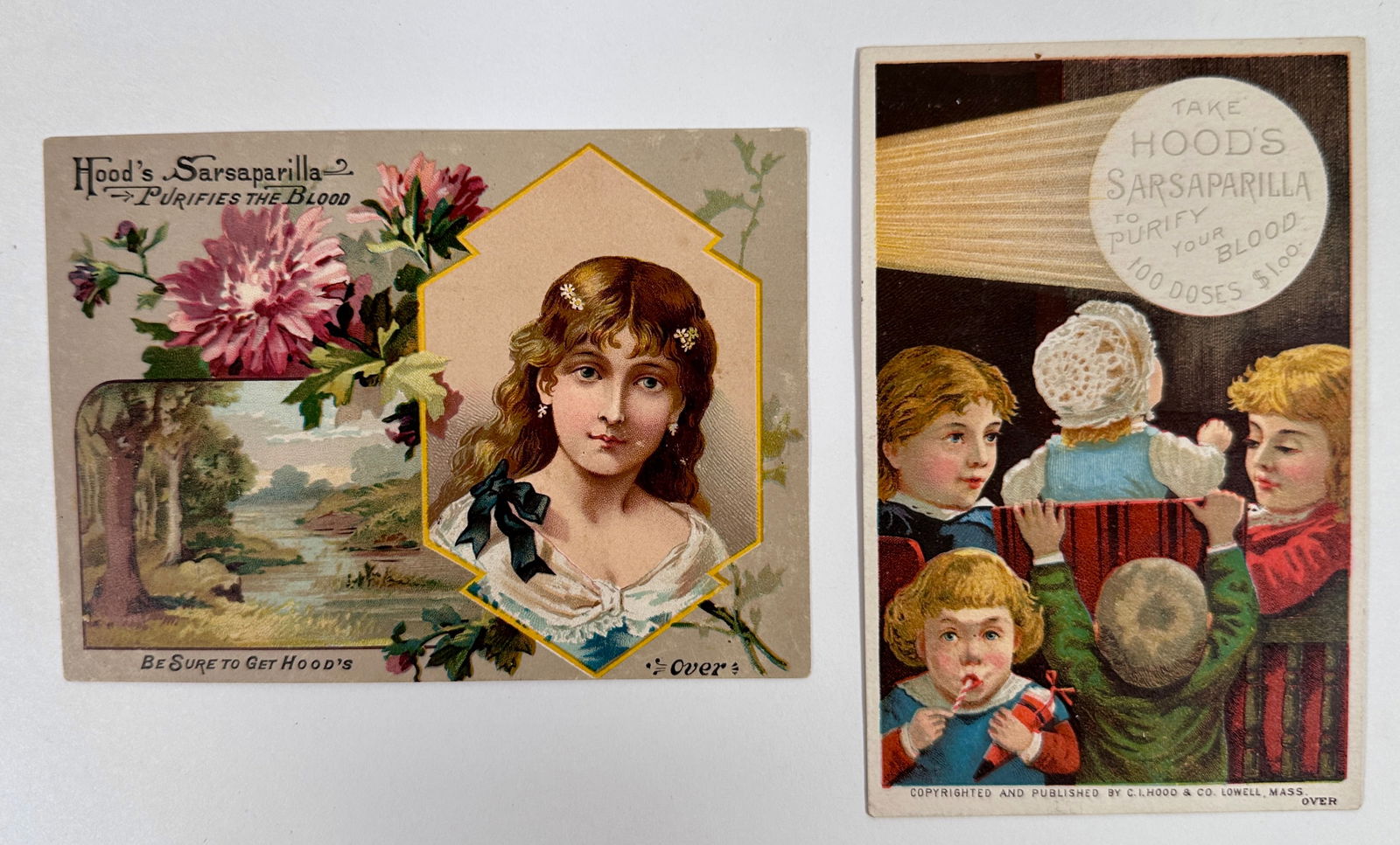 ADAM FOREPAUGH - HOOD'S SARSAPARILLA TRADE CARDS (1 of 2)