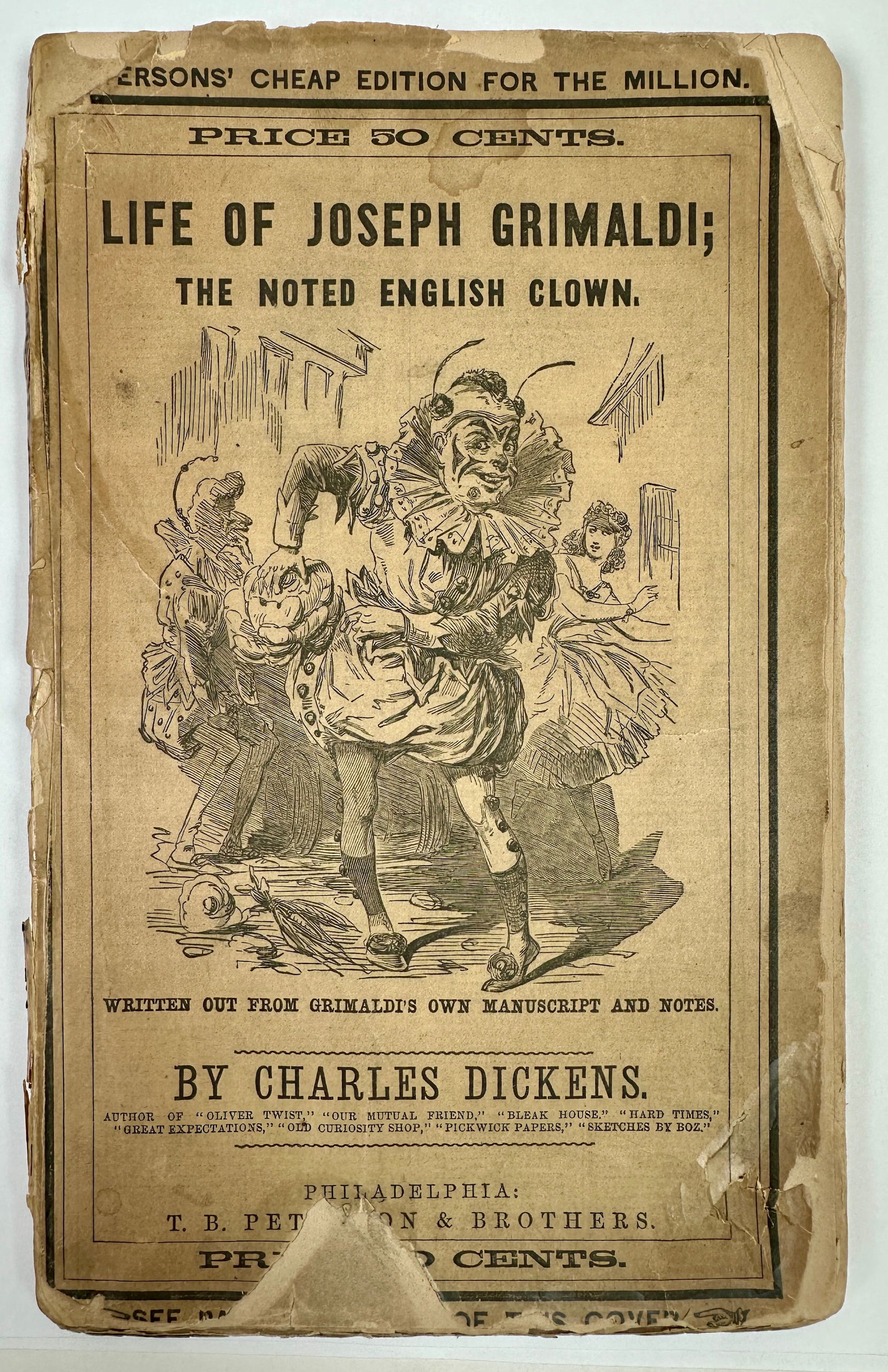 LIFE OF JOSEPH GRIMALDI - NOTED ENGLISH CLOWN (1 of 2)