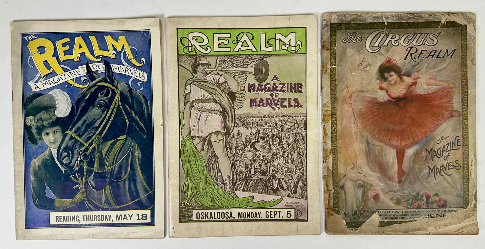 BARNUM AND BAILEY - THE REALM MAGAZINES (1 of 2)