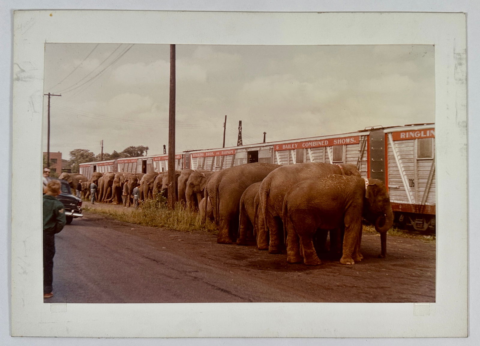 1955 RINGLING BROS. BARNUM BAILEY CIRCUS PHOTO (1 of 3)