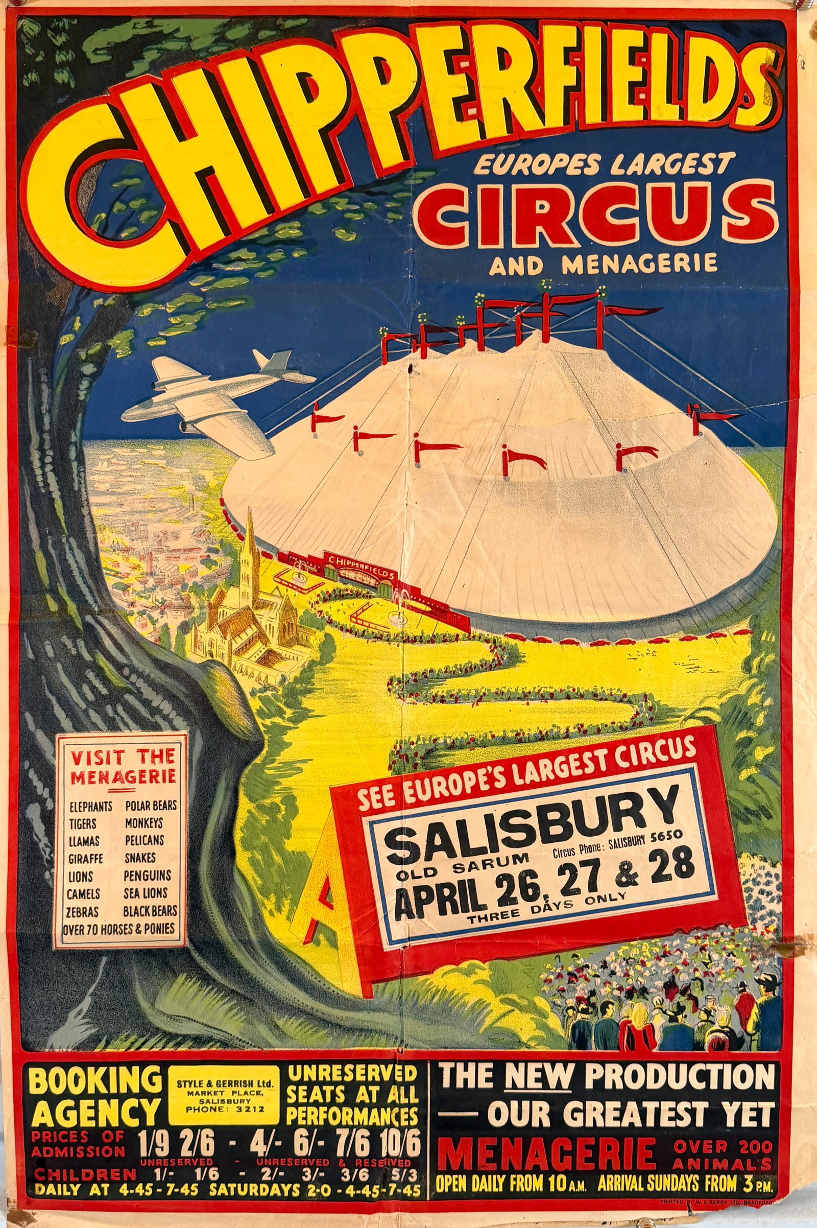 CHIPPERFIELDS CIRCUS POSTER (1 of 1)