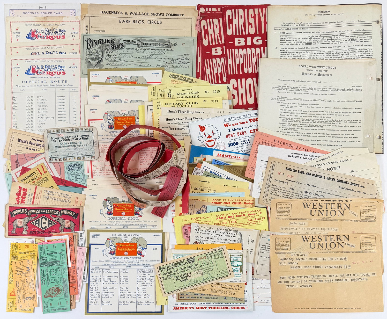 COLLECTION OF CIRCUS EPHEMERA (1 of 1)