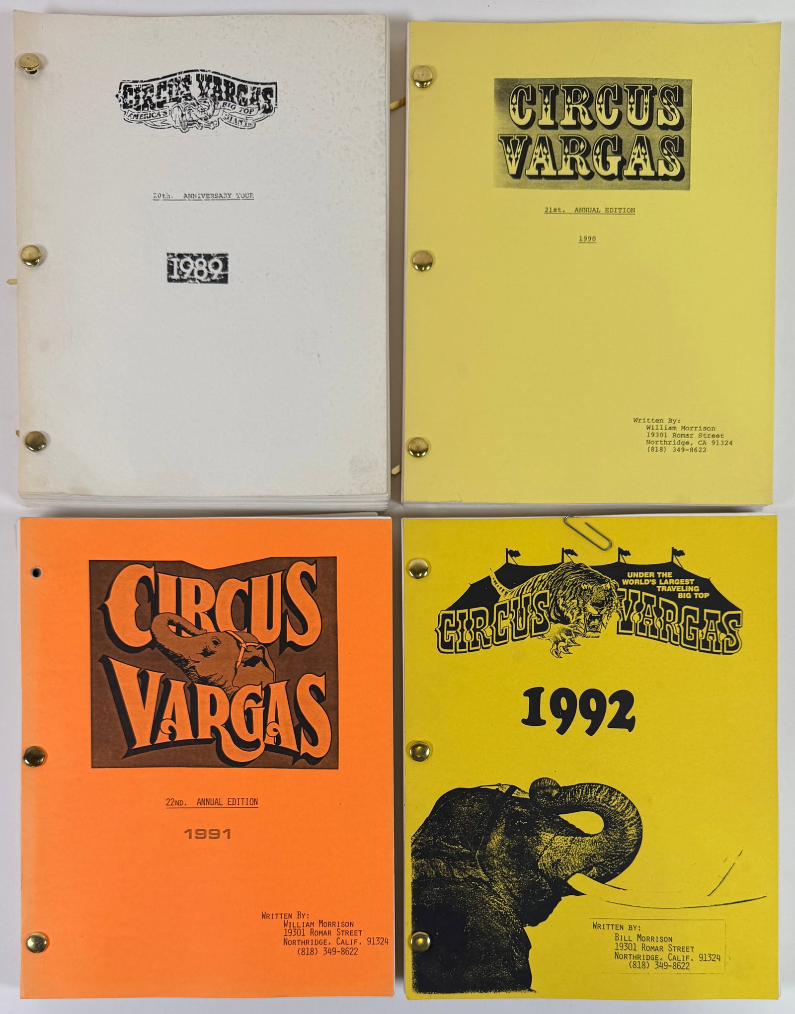 WILLIAM MORRISON PRESS KITS - CIRCUS VARGAS (1 of 1)