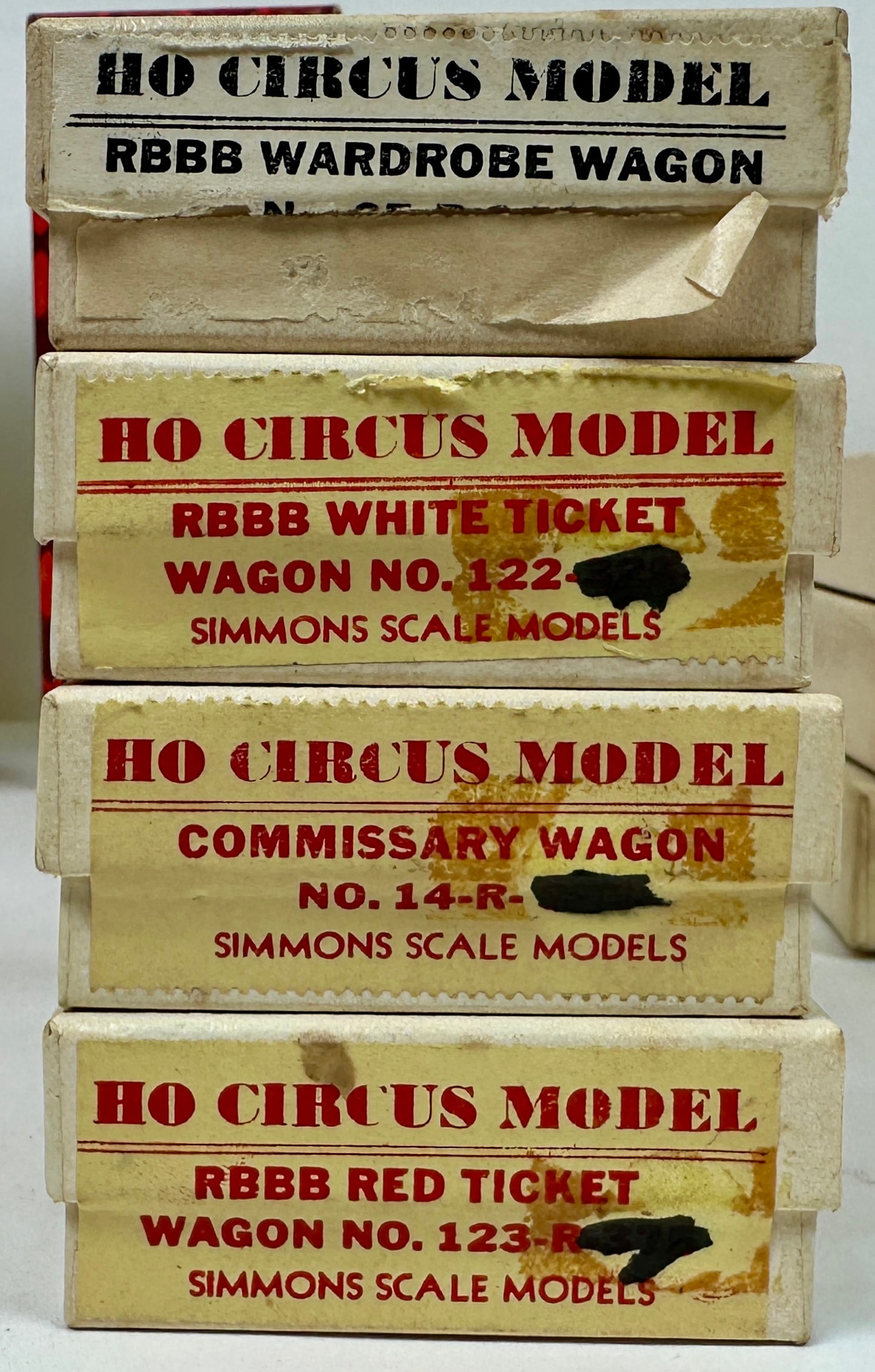 CIRCUS MODELS - RBBB CIRCUS SIMMONS SCALE MODELS - 6