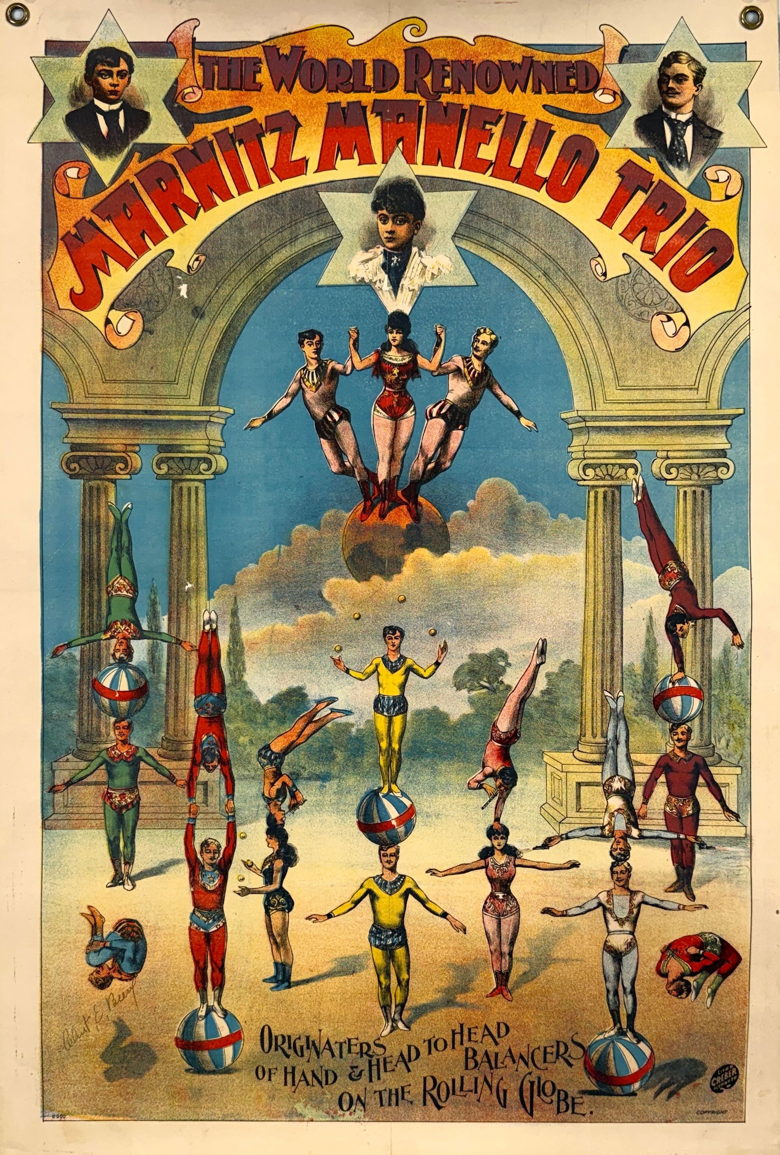 MARNITZ MANELLO TRIO - ROLLING GLOBE POSTER (1 of 1)