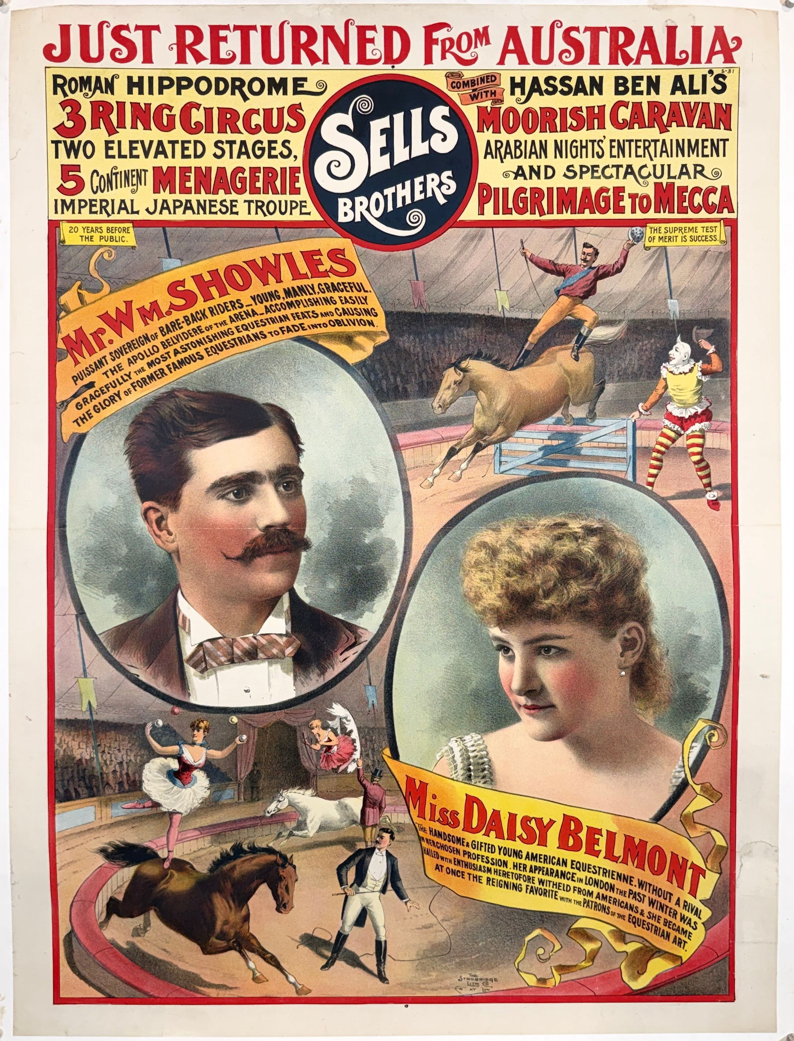 SELLS BROS. CIRCUS POSTER (1 of 1)
