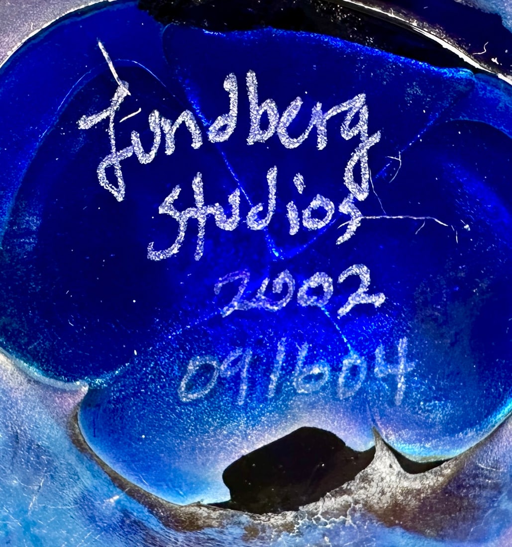 LUNDBERG STUDIOS PULLED FEATHER VASE - 3