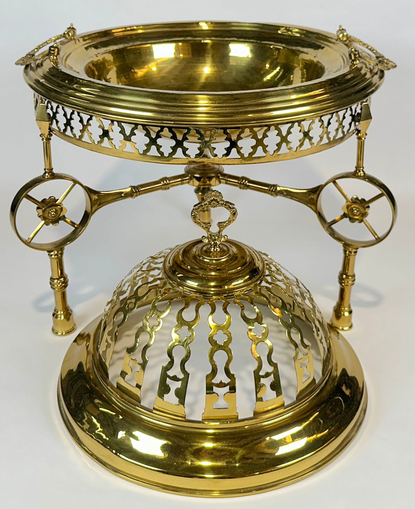 MOORISH BRAZIER BUFFET SERVER - 3