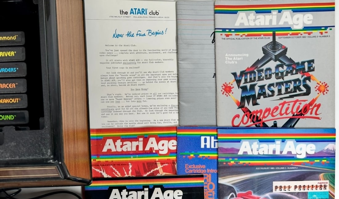 ORIGINAL ATARI CX-2600A GAME SYSTEM - 10