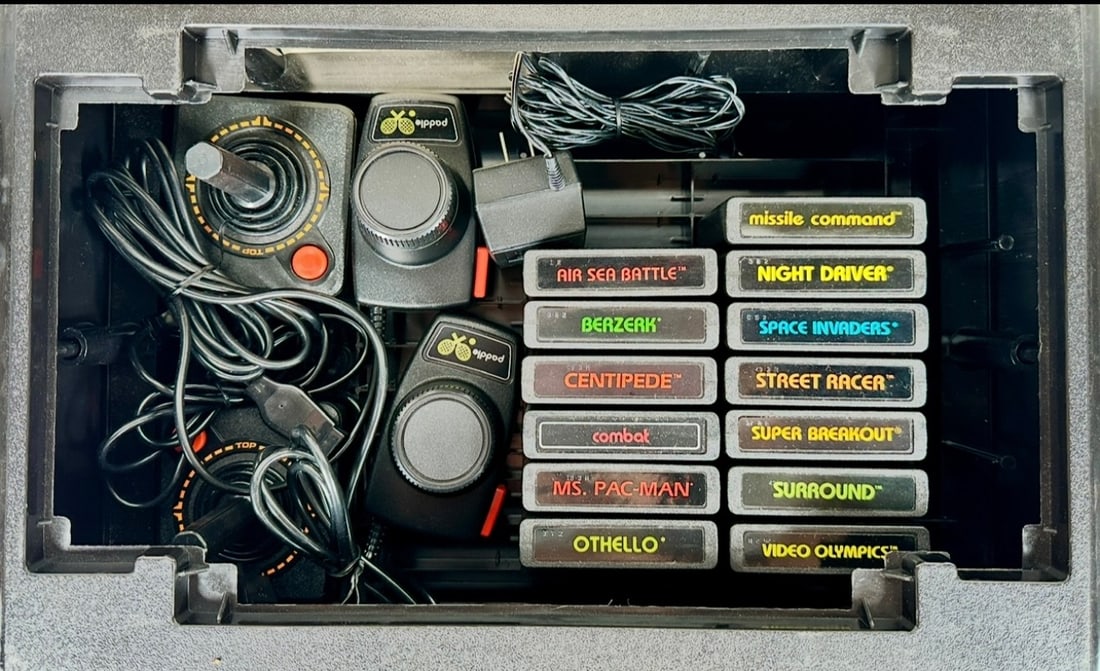 ORIGINAL ATARI CX-2600A GAME SYSTEM - 6