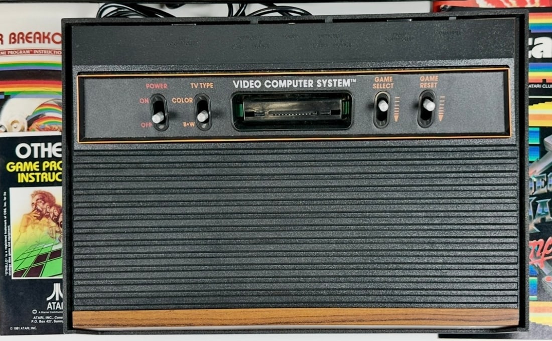 ORIGINAL ATARI CX-2600A GAME SYSTEM - 8