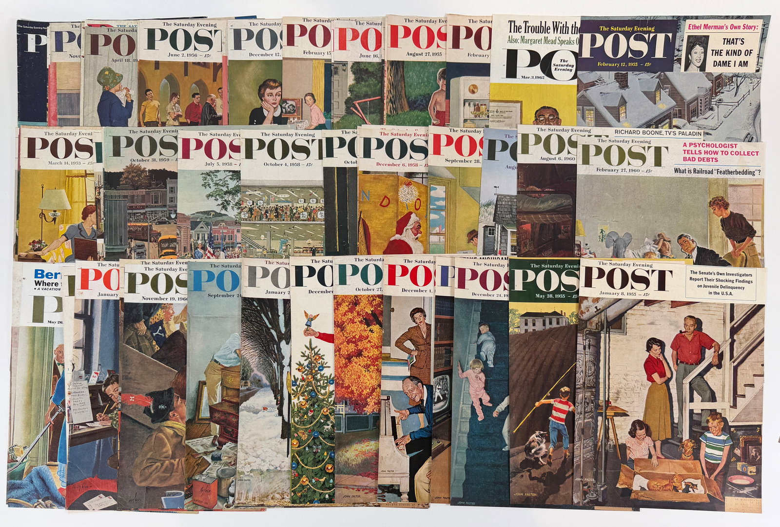 SATURDAY EVENING POST COVERS: OVER 100 EXAMPLES, SATURDAY EVENING POST COVERS, ART