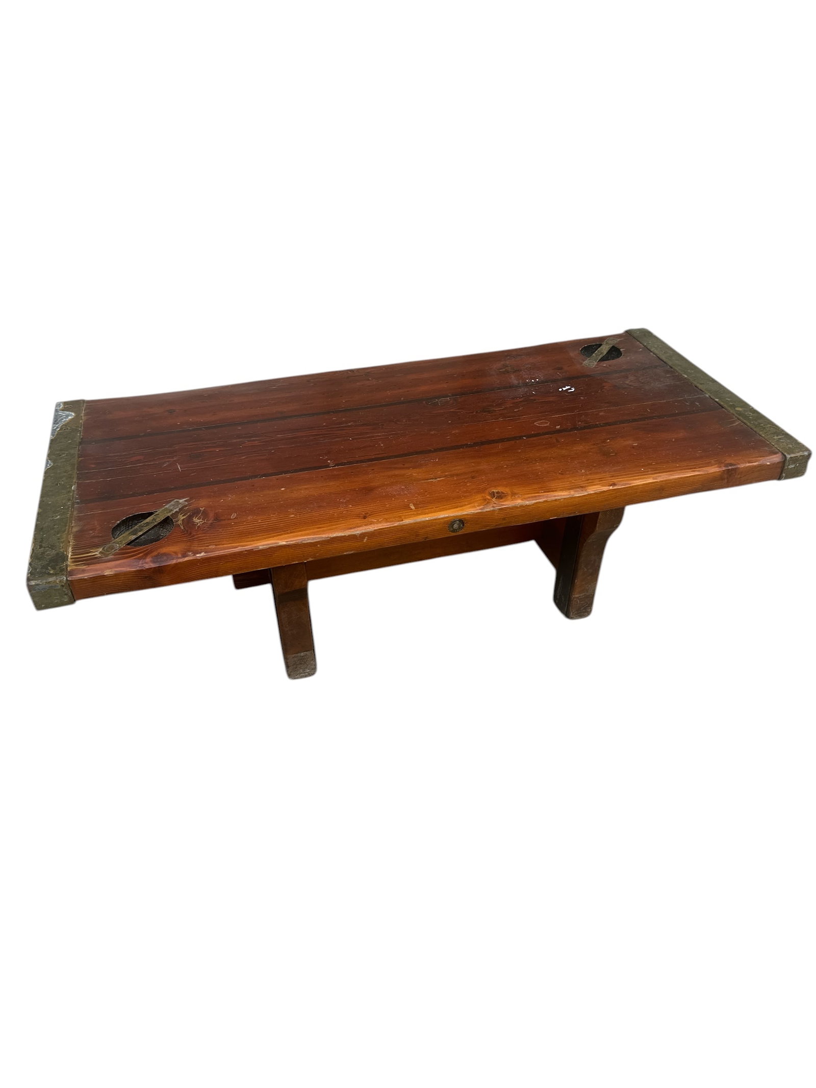 ANTIQUE SHIP HATCH TABLE (1 of 3)