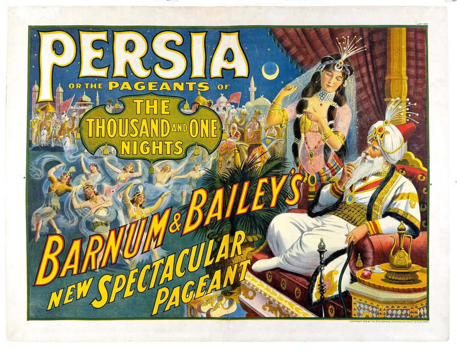 Barnum & Bailey Greatest Show on Earth Poster - Persia (1 of 1)